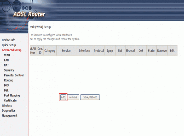 Comtrend Router Configuration