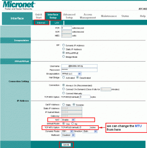 Micronet Router Configuration 5
