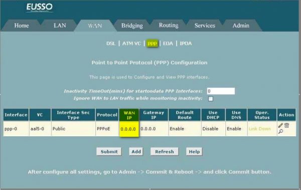 Exos Router Configuration Page Eusso Router Configuration