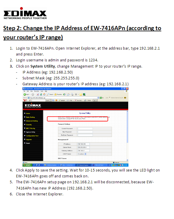 access point edimax