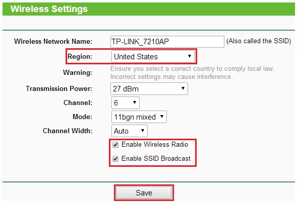 How To Configure The Access Point Mode On The Tl Wa7210n