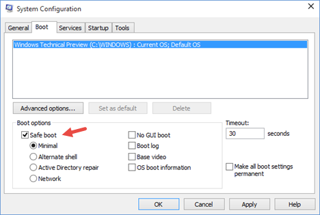 Safe Mode In Windows 10