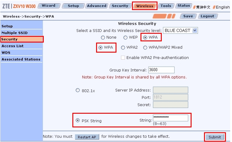 how to configure static ip in zte router