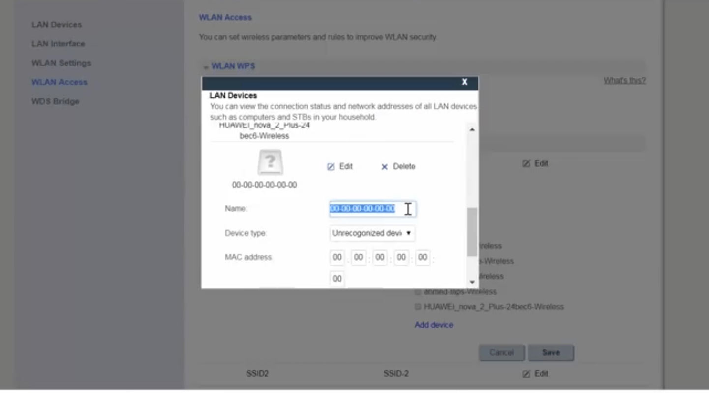 Add Device for hg630 