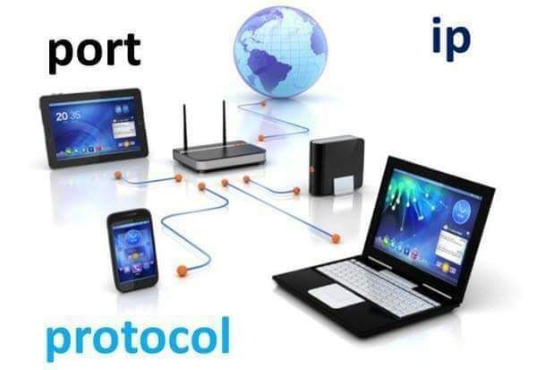 ما الفرق بين الاي بي IP والبورت Port والبروتوكول Protocol ؟