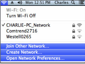 How to search for wireless networks on MAC