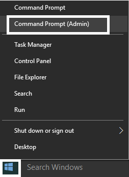 Command prompt admin