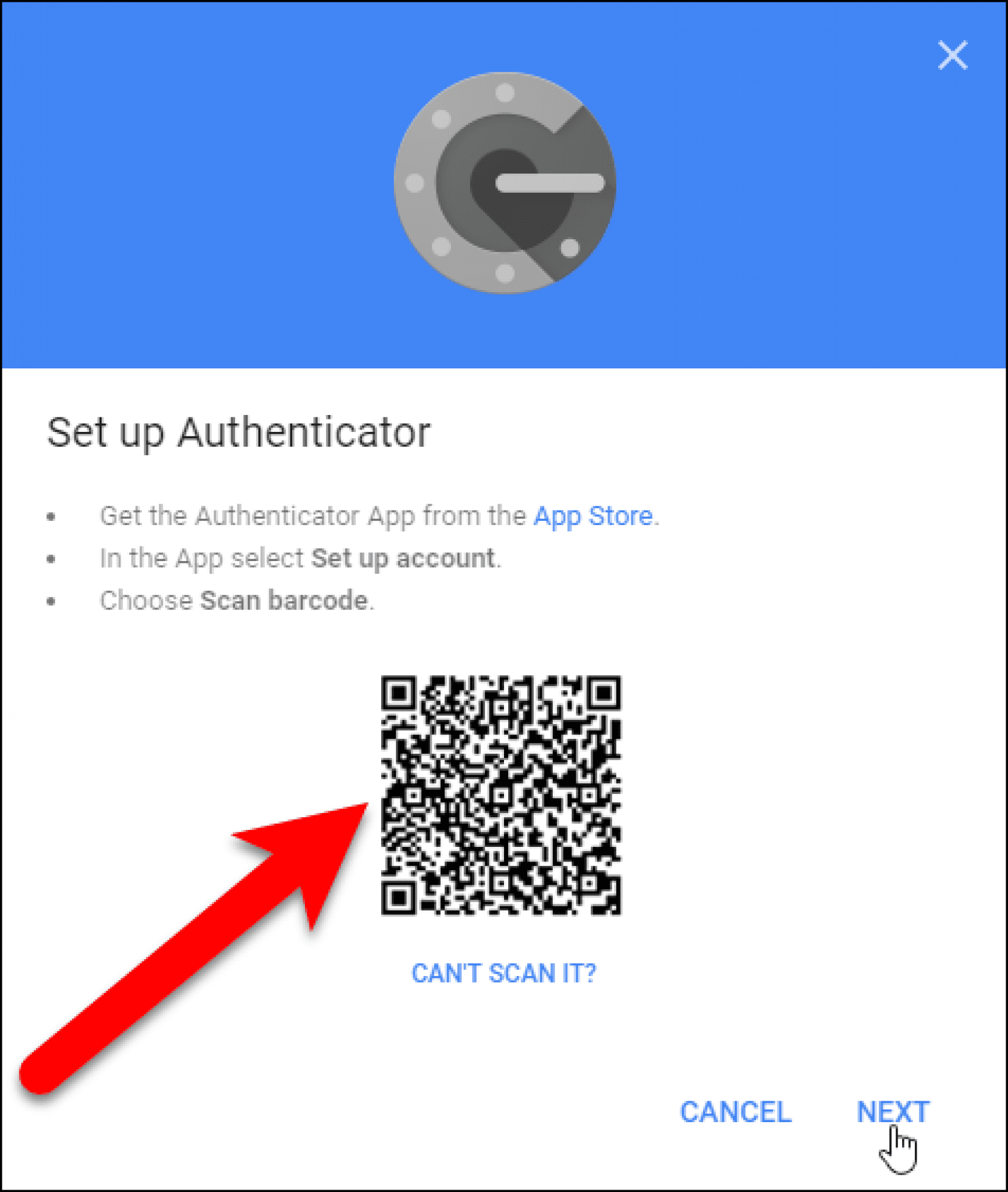 Код google authenticator