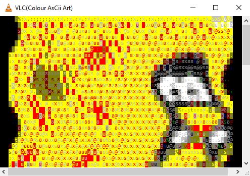 الحيل ASCIIVideo-VLC