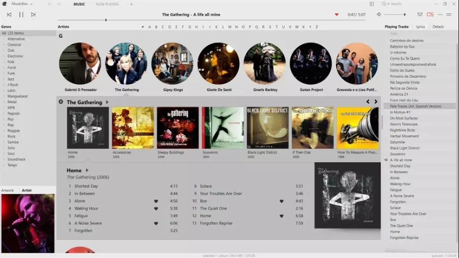 MusicBee أفضل برنامج لتشغيل الموسيقى لنظام التشغيل ويندوز