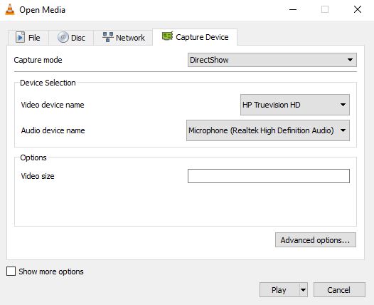 حيل RecordWebcam0-VLC