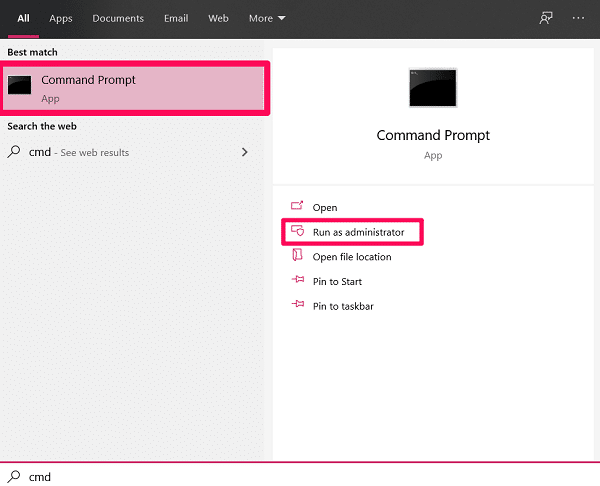 Dèan càradh air Windows 10 a ’cleachdadh Command Prompt