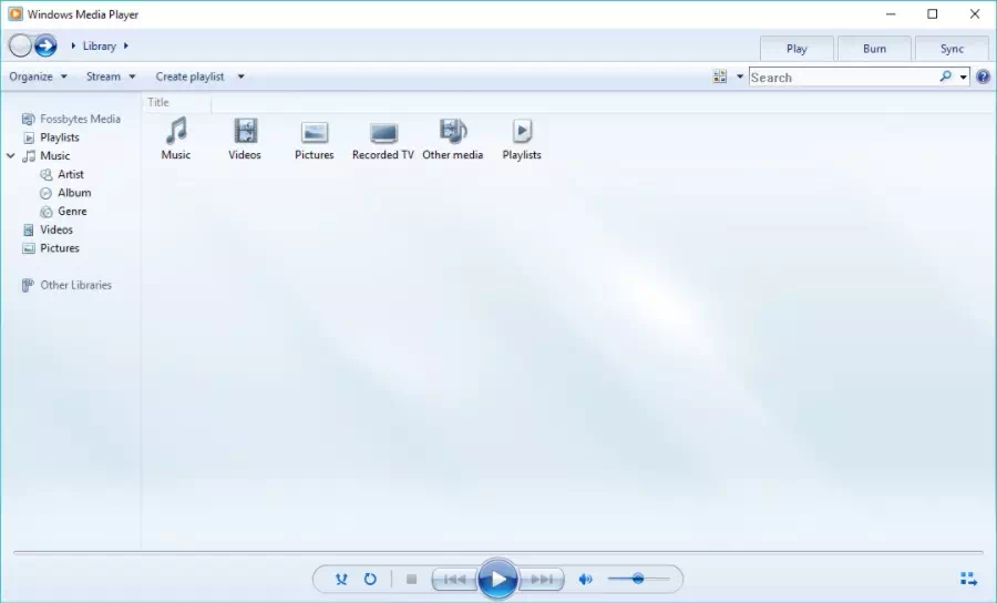 Windows Media Player أفضل برنامج لتشغيل الموسيقى لنظام التشغيل ويندوز