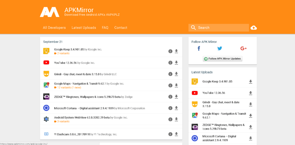 Продавница APKMirror