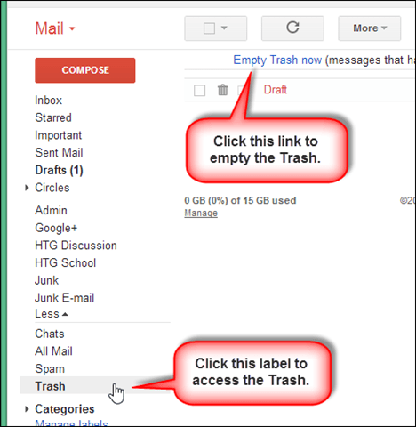 Gmail 메일 이동