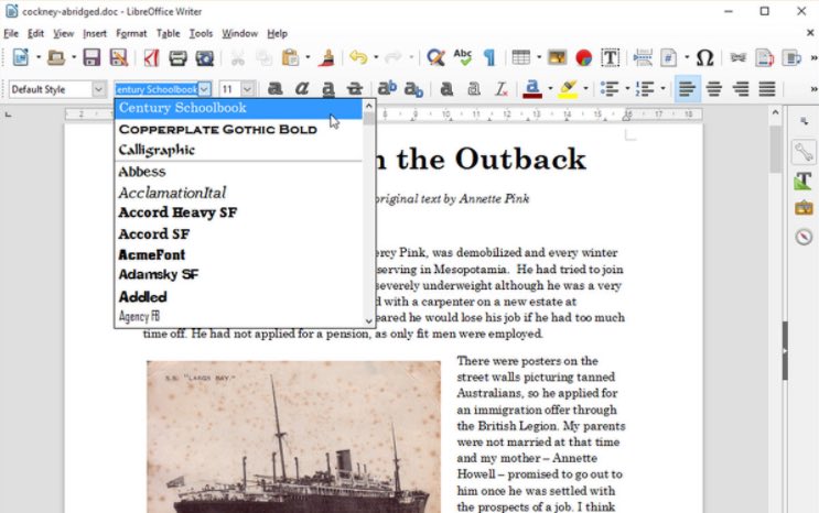 استبدال مكتب libreoffice مللي