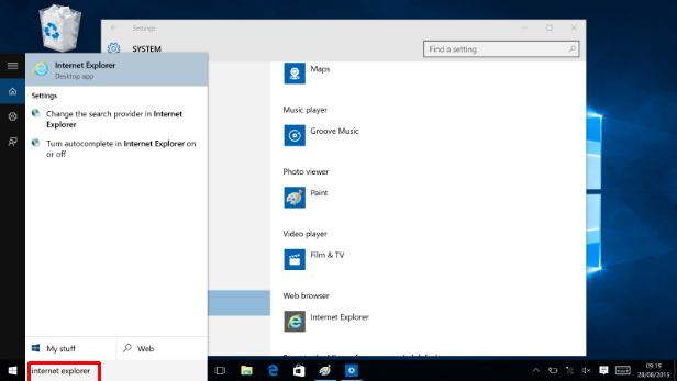 تغيير المتصفح الافتراضي على Windows 10