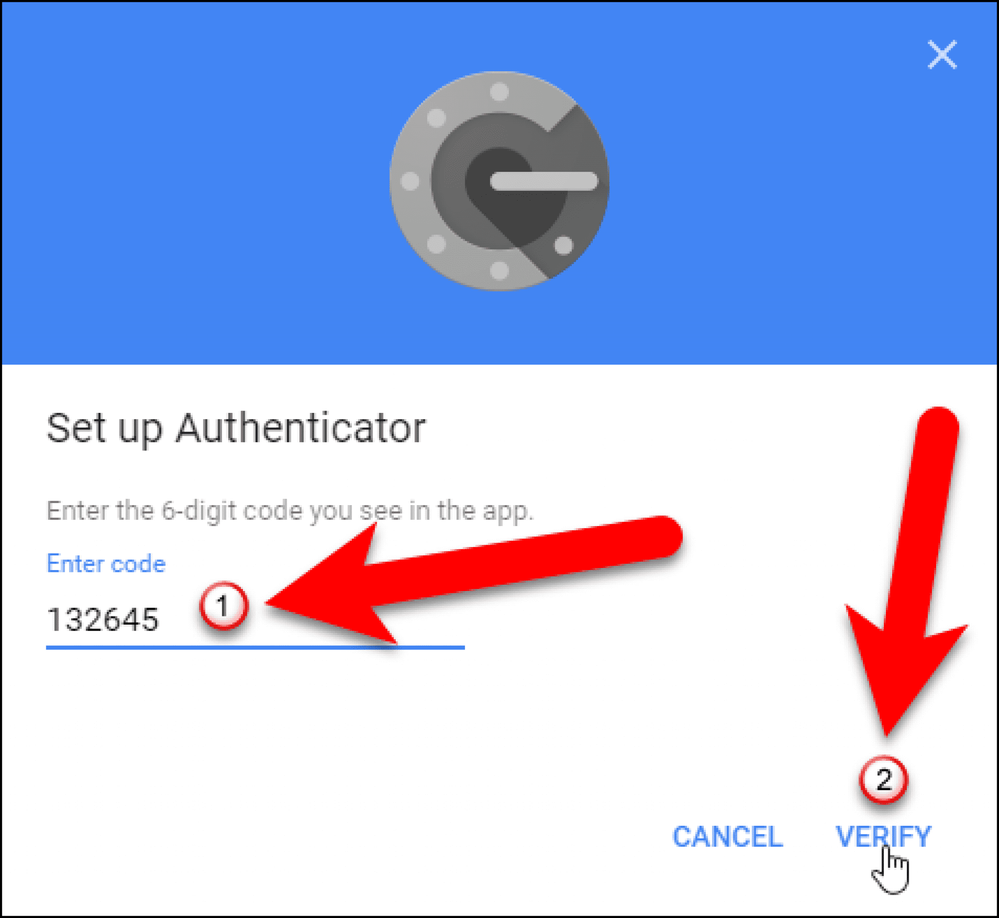 Код google authenticator