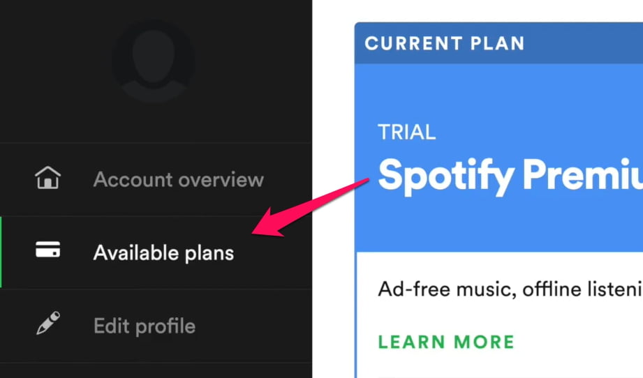 Spotify planak eskuragarri