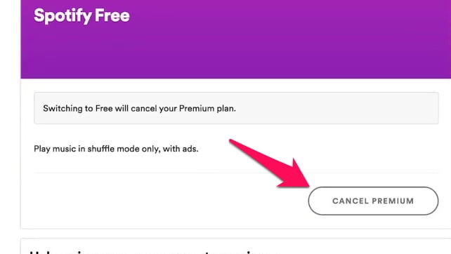 Pehea e hoʻopau ai iā Spotify Premium