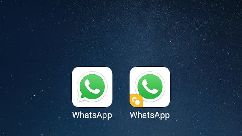 두 개의 Whatsapp Whatsapp