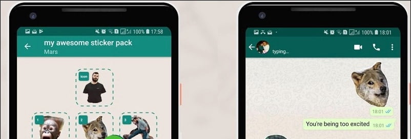 صانع ملصقات ال WhatsApp android sc Whatsapp