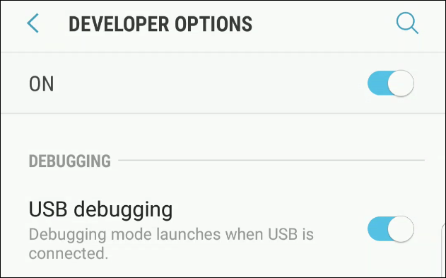 AndroidでUSBデバッグを有効にする