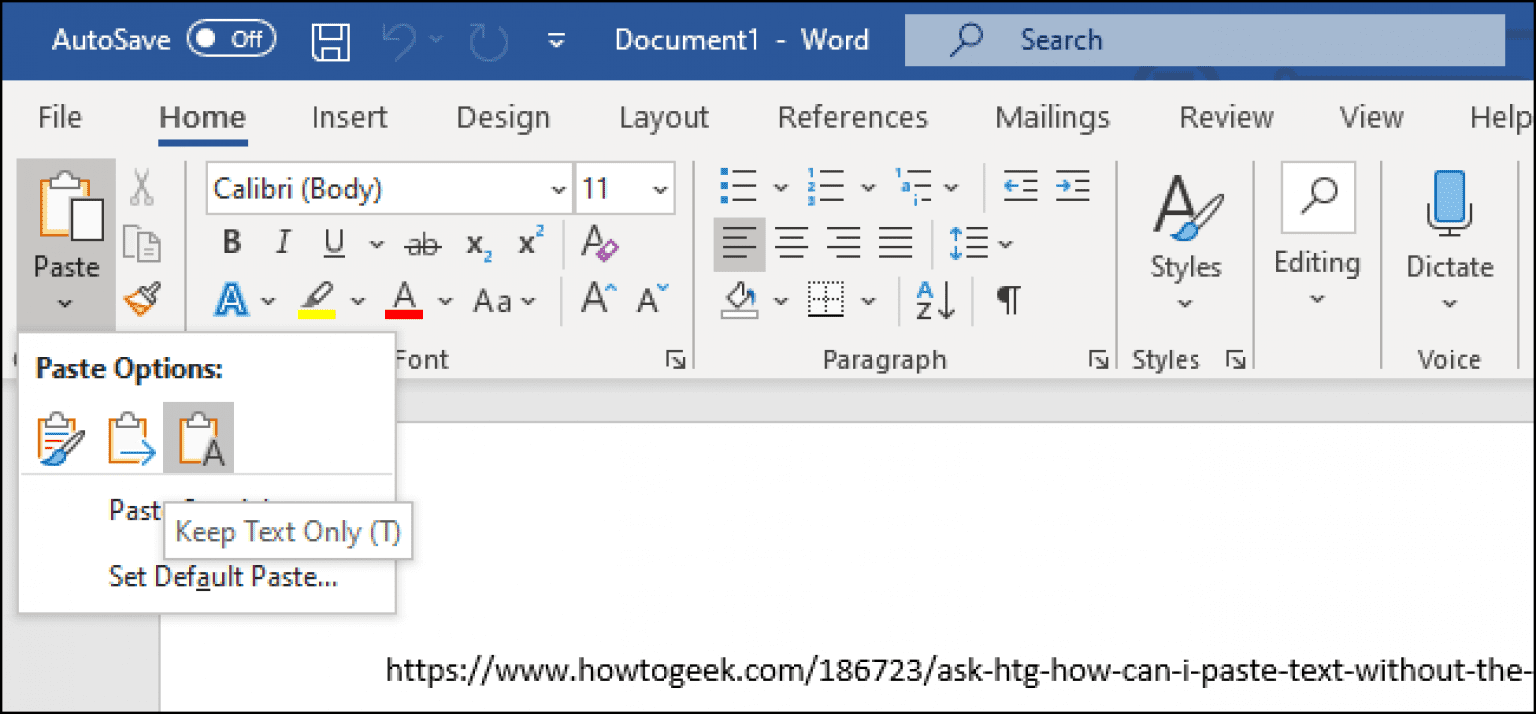 How To Paste Text Without Formatting