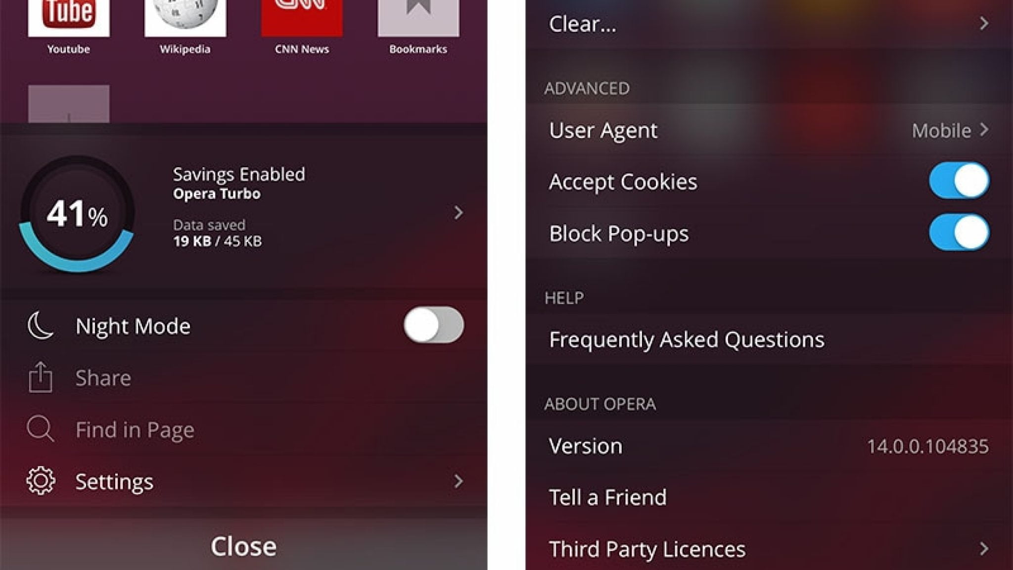 Opera enable quick. Opera enable quick