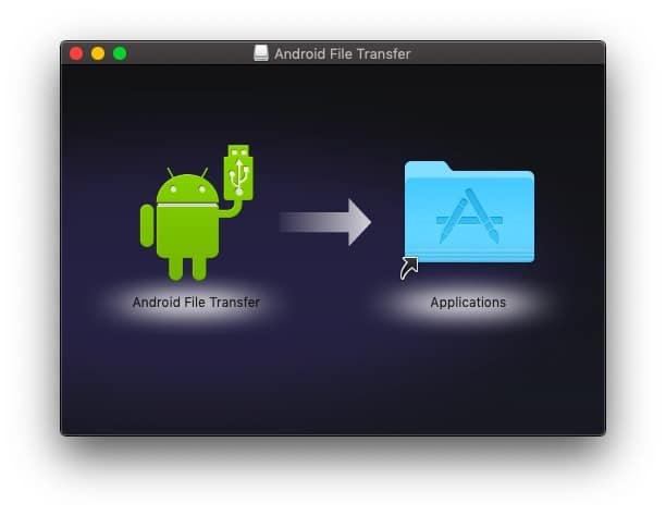 نقل ملف Android إلى Mac