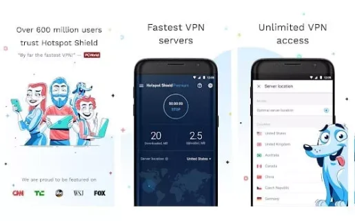 VPN و پروکسی Hotspot Shield