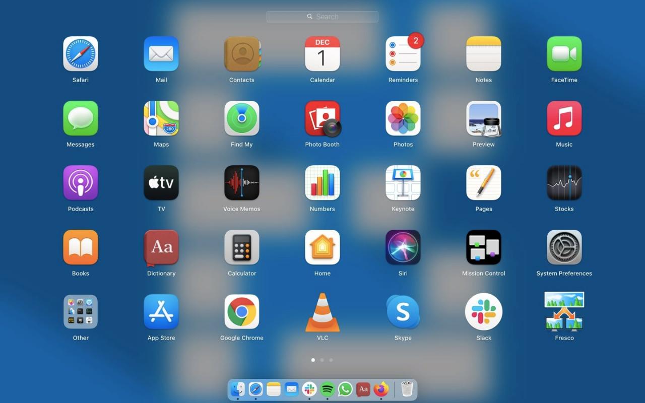 Deynstallearje apps op jo Mac mei de launchpad-1