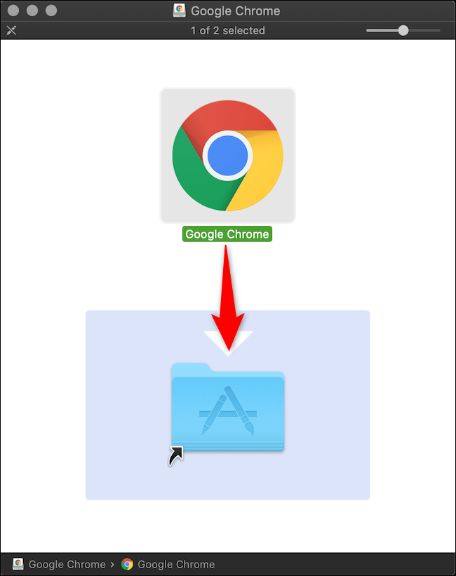 macOS Εγκαταστήστε το Chrome