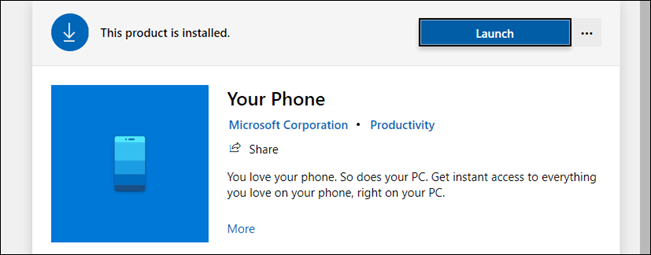 Din telefon i Microsoft Store