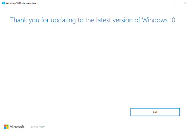 مساعد تحديث Windows 10.