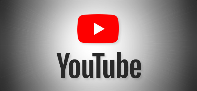 شعار YouTube على خلفية رمادية