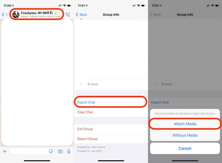 1. كيفية تصدير محادثات WhatsApp إلى Telegram على iOS