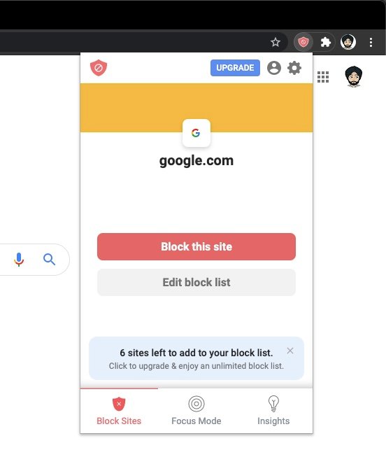 كيفية استخدام BlockSite Chrome