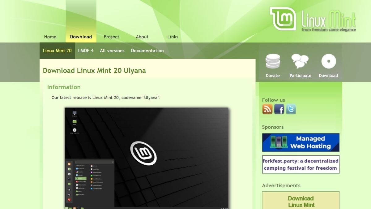 Rub tawm Linux Mint - Yuav Ua Li Cas Nruab Linux Mint