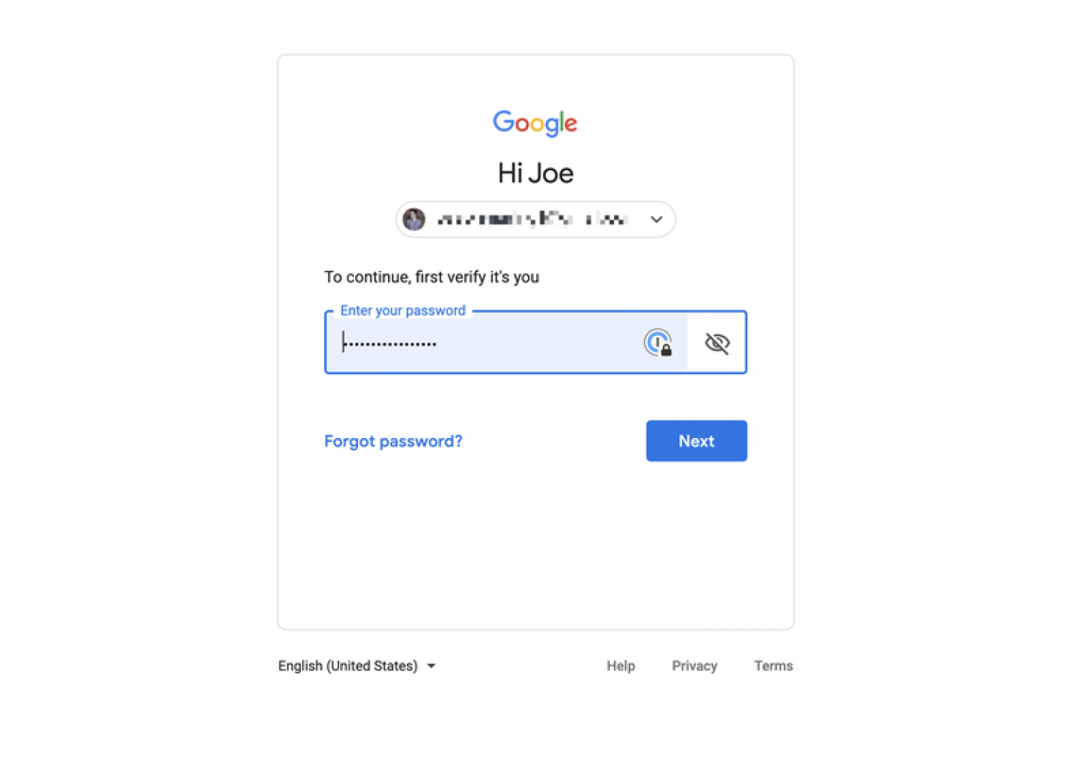 انقر على نعم في رسالة المطالبة من google لتسجيل الدخول