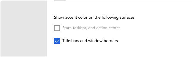 في نظام التشغيل Windows 10 ، قد يتحول لون تمييز العرض في "البدء وشريط المهام ومركز الإجراءات" إلى اللون الرمادي.
