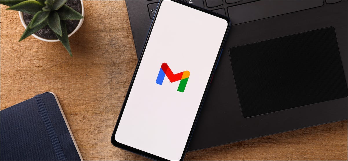 Logo Gmail pada telefon pintar