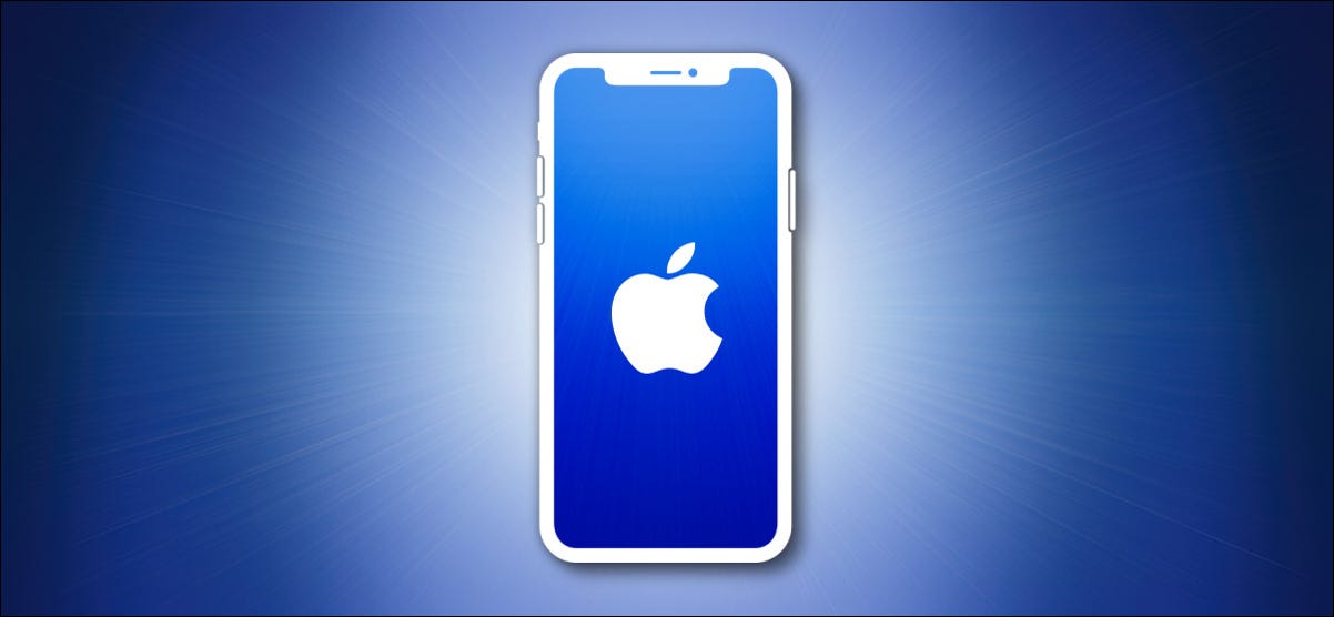 مخطط Apple iPhone على الأزرق