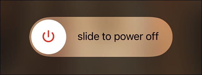شريط التمرير Apple Slide to Power Off.