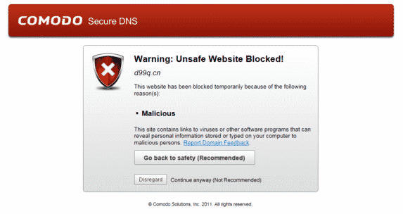 Comodo Secure DNS