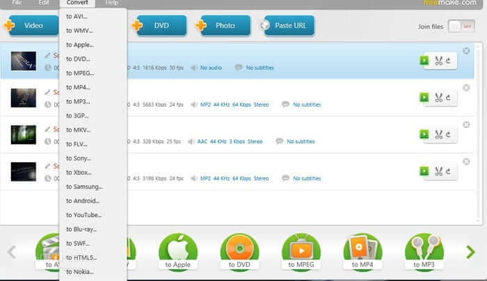 Freemake محول الفيديو
