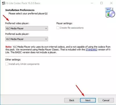 K-Lite Codec Pack Изберете го омилениот видео и аудио плеер