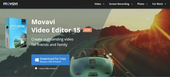 Software Movavi Video Editor