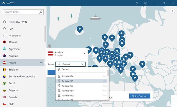 PC의 NordVPN