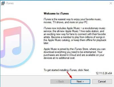 iTunes تثبيت